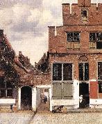VERMEER VAN DELFT, Jan The Little Street st oil painting